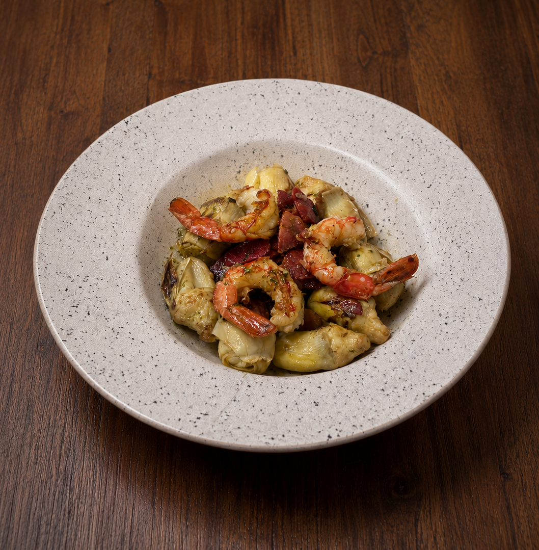 10. Alcachofas salteadas
